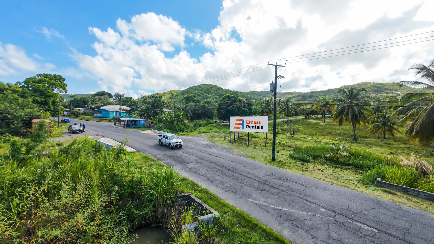 Praslin billboard advertising location in Saint Lucia